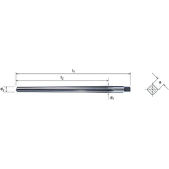 Somta Taper Pin Reamer 1/2" HSS Series 7321270