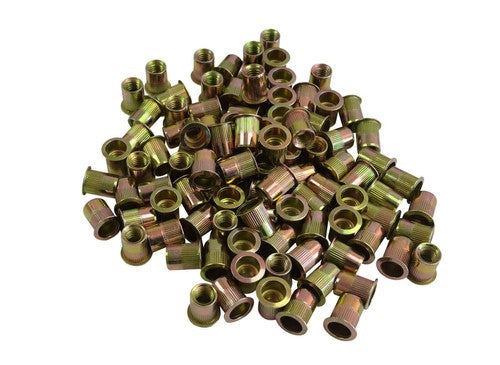 5/16 UNC Zinc Plated Steel Nutsert Rivet Nuts – Bulk Pack of 100