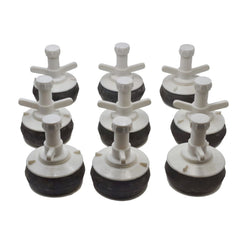 9x Nylon Mechanical Pipe Test plug bung with 13mm bypass 85mm to 92mm - Twin Eagle Imports