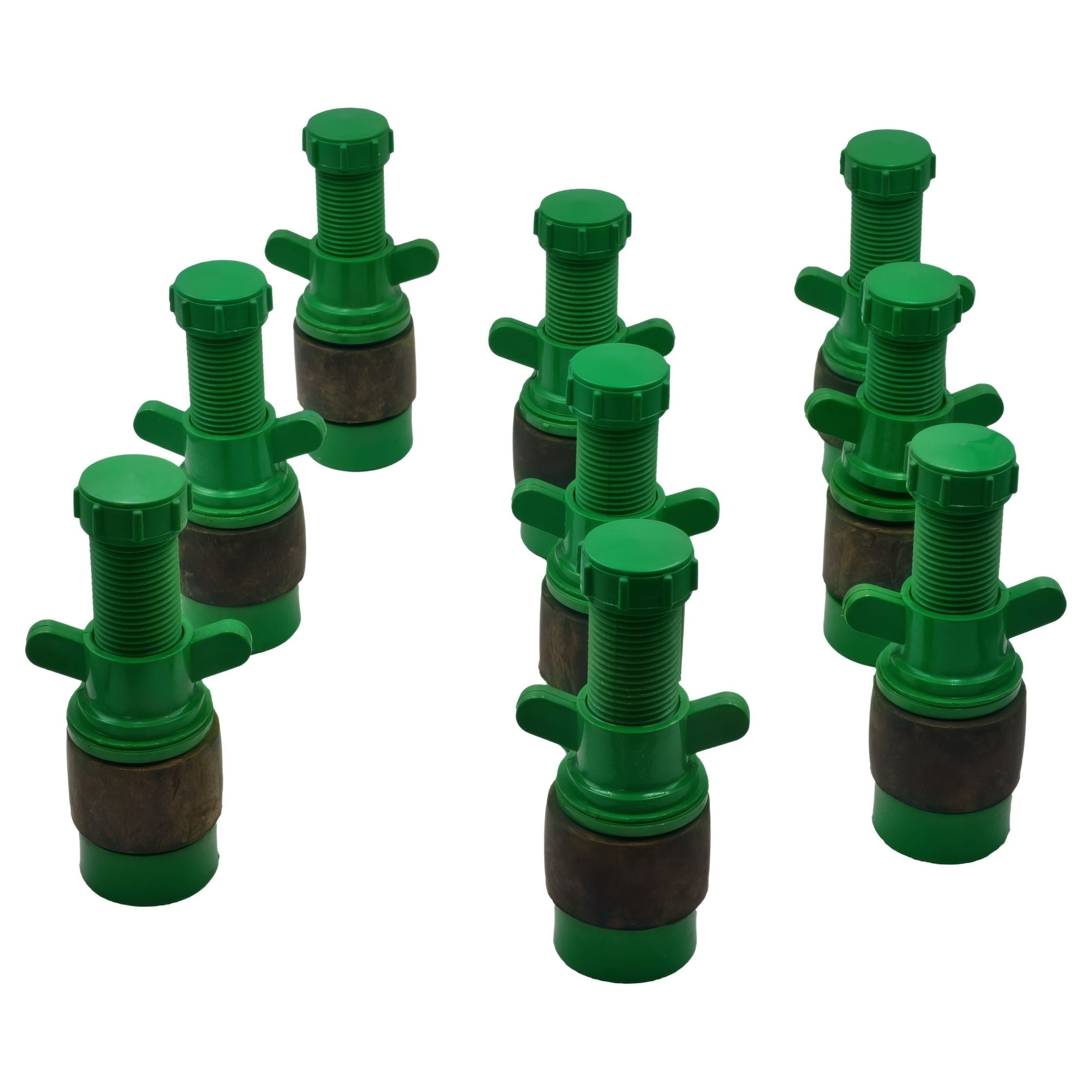 9 x Nylon Mechanical Pipe Test plug bung with 1/2" bypass 36mm to 45mm