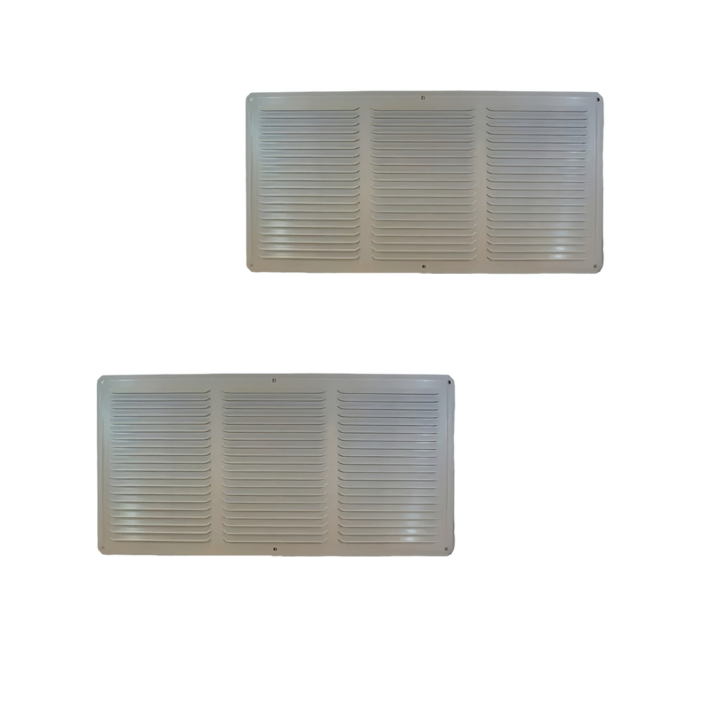 Haron EV168W White Aluminium Eave Vent – 2 Pack