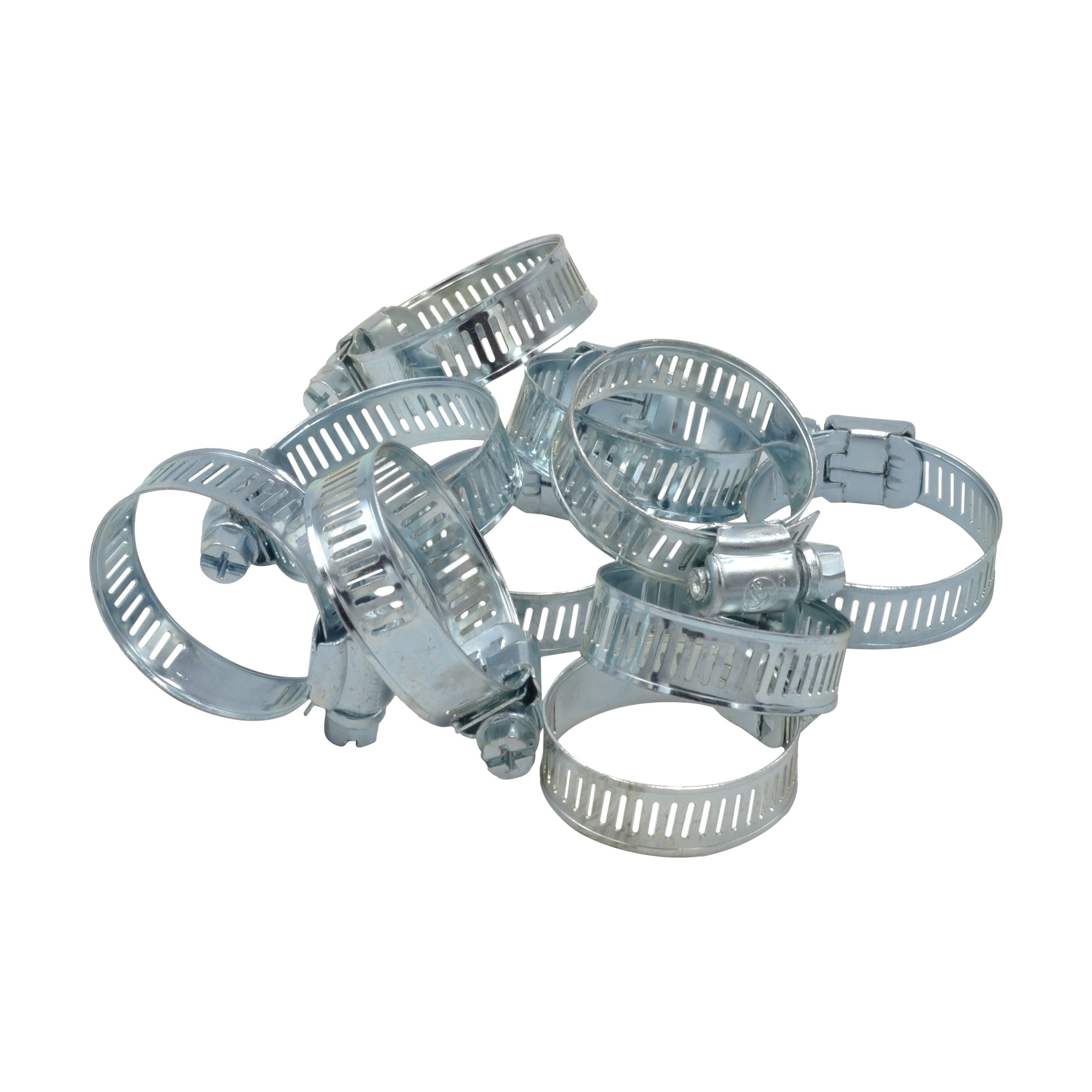 10 Piece 304 Stainless Steel 19-38mm Worm Drive Hose Clamp