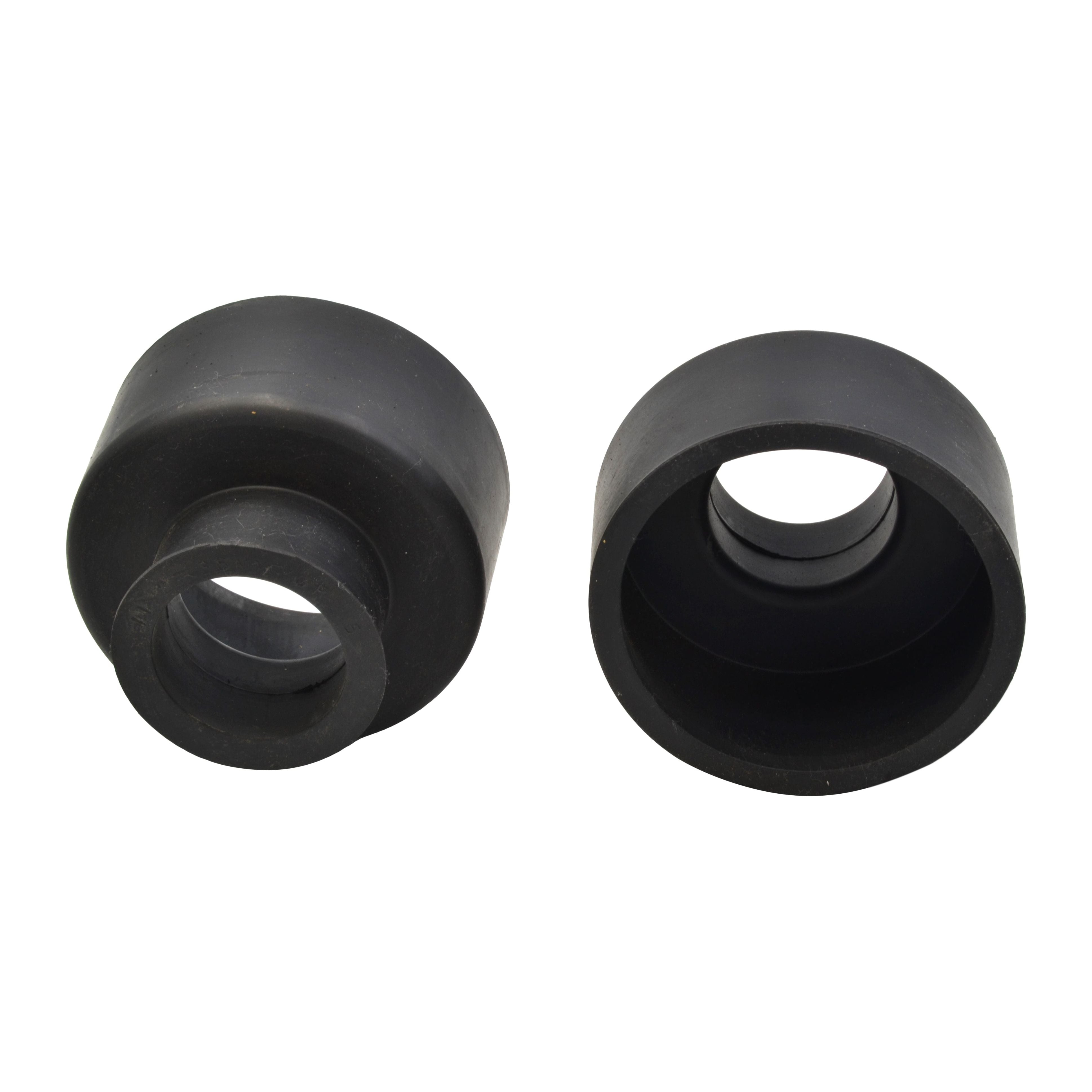 X2 Bulk Flush Pan Cone Single Skirt Black 40mm