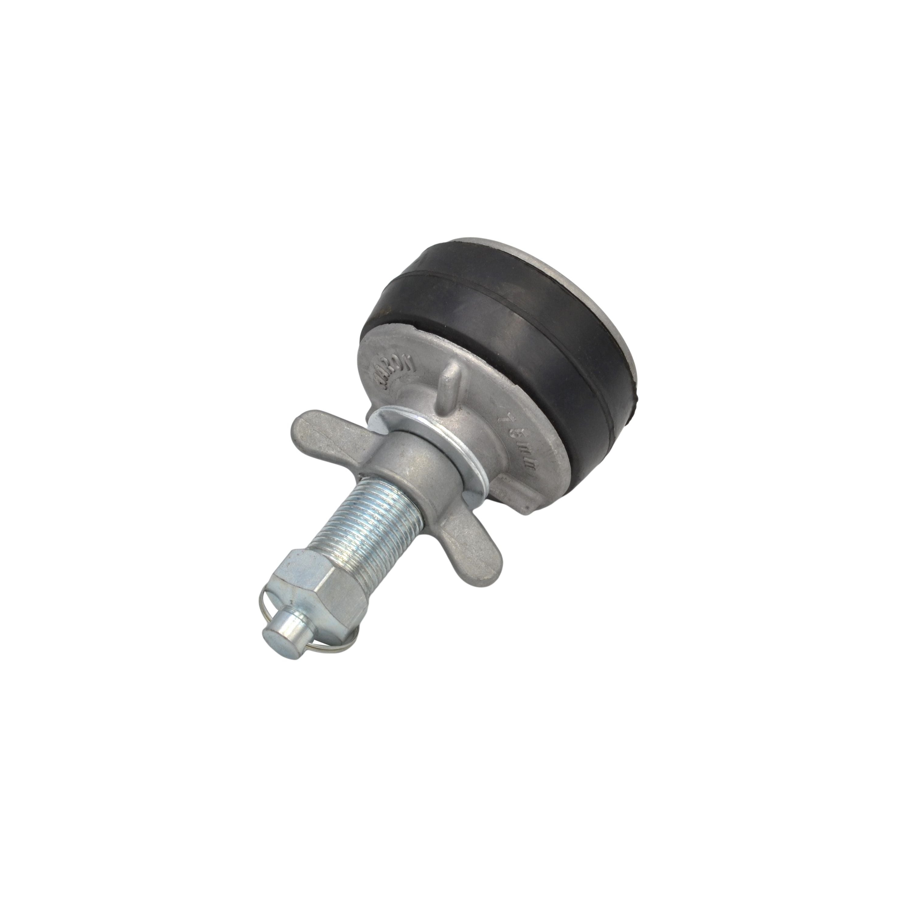 Aluminium Alloy pipe plug with 13 mm bypass  78-89mm