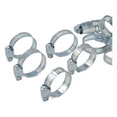 10 Piece 304 Stainless Steel 19-38mm Worm Drive Hose Clamp