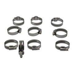 10 Piece Kale 304 Stainless Steel 25-40mm Worm Drive Hose Clamp