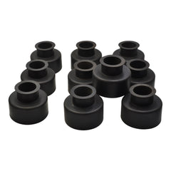 X10 Bulk Flush Pan Cone Single Skirt Black 40mm