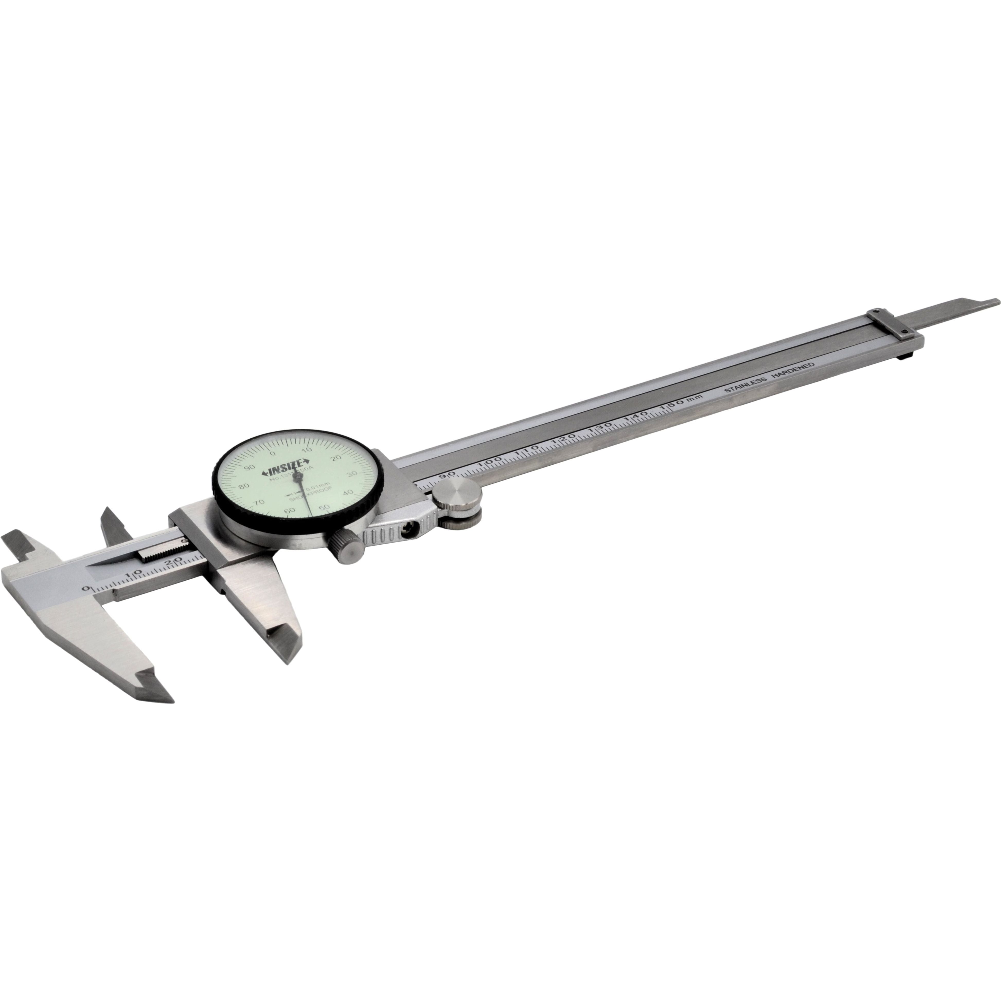 INSIZE Metric Dial Caliper  0-200mm Range Series 1311-200A