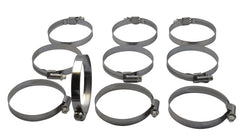 10 Piece Norma 304 Stainless Steel 60-80mm Worm Drive Hose Clamp