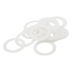 25-Pack White Nylon Washers for Vanity Basin/Tap Seals