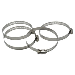 4 Piece 304 Stainless Steel 84-108mm Worm Drive Hose Clamp