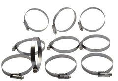 10 Piece Norma 304 Stainless Steel 70-90mm Worm Drive Hose Clamp