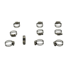 10 Piece 304 Stainless Steel 12-23mm Worm Drive Hose Clamp