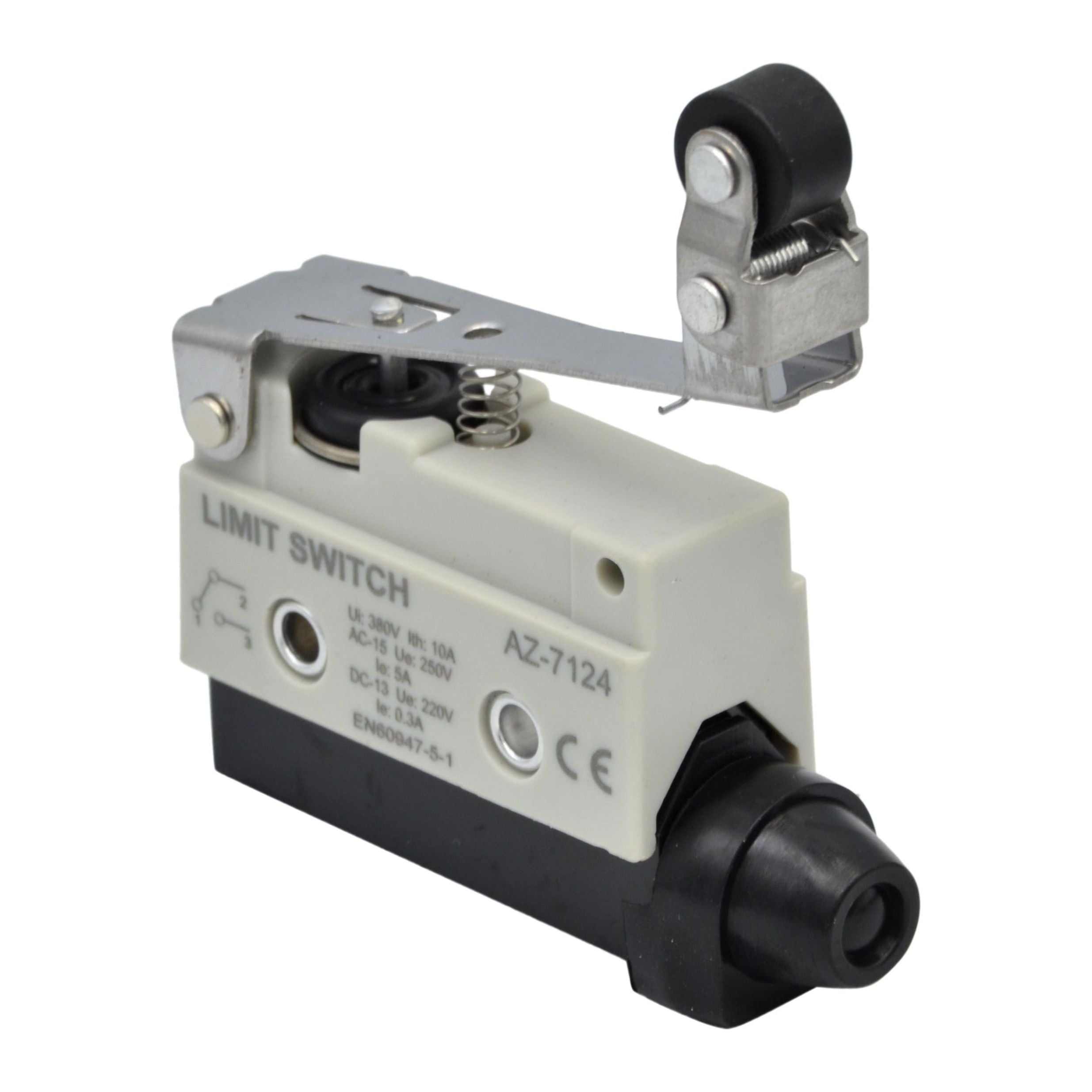 AZ-7124 Angled Lever with Roller Limit Switch