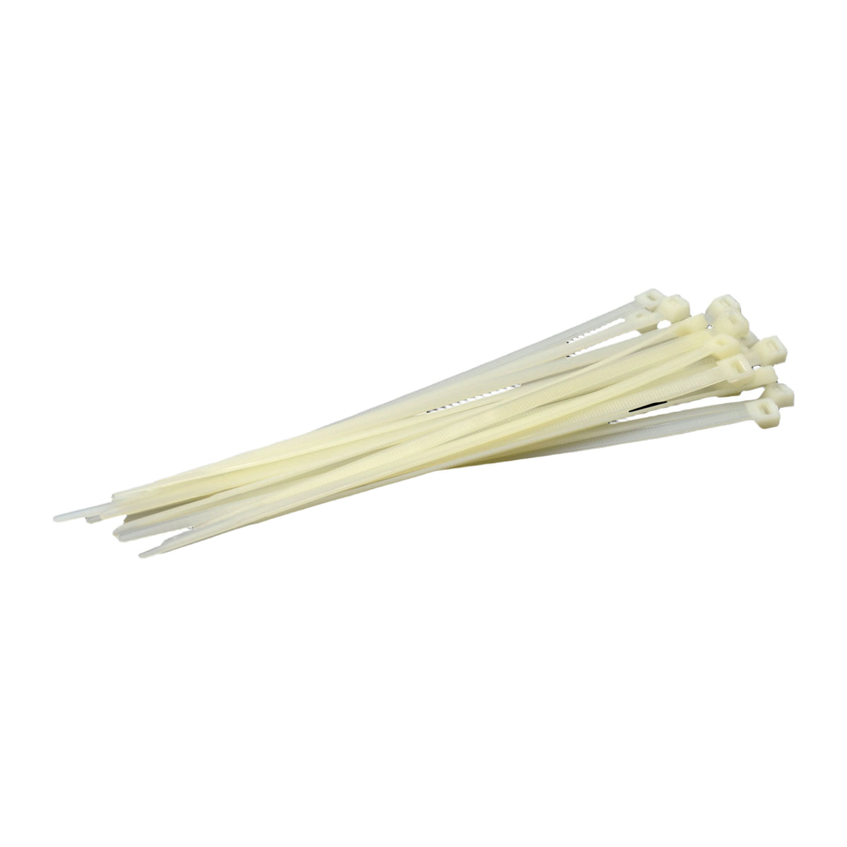 RAPTOR White 200mm x 4.8mm Medium Duty Cable Ties, 20 Pack