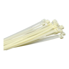 RAPTOR White 200mm x 4.8mm Medium Duty Cable Ties, 20 Pack