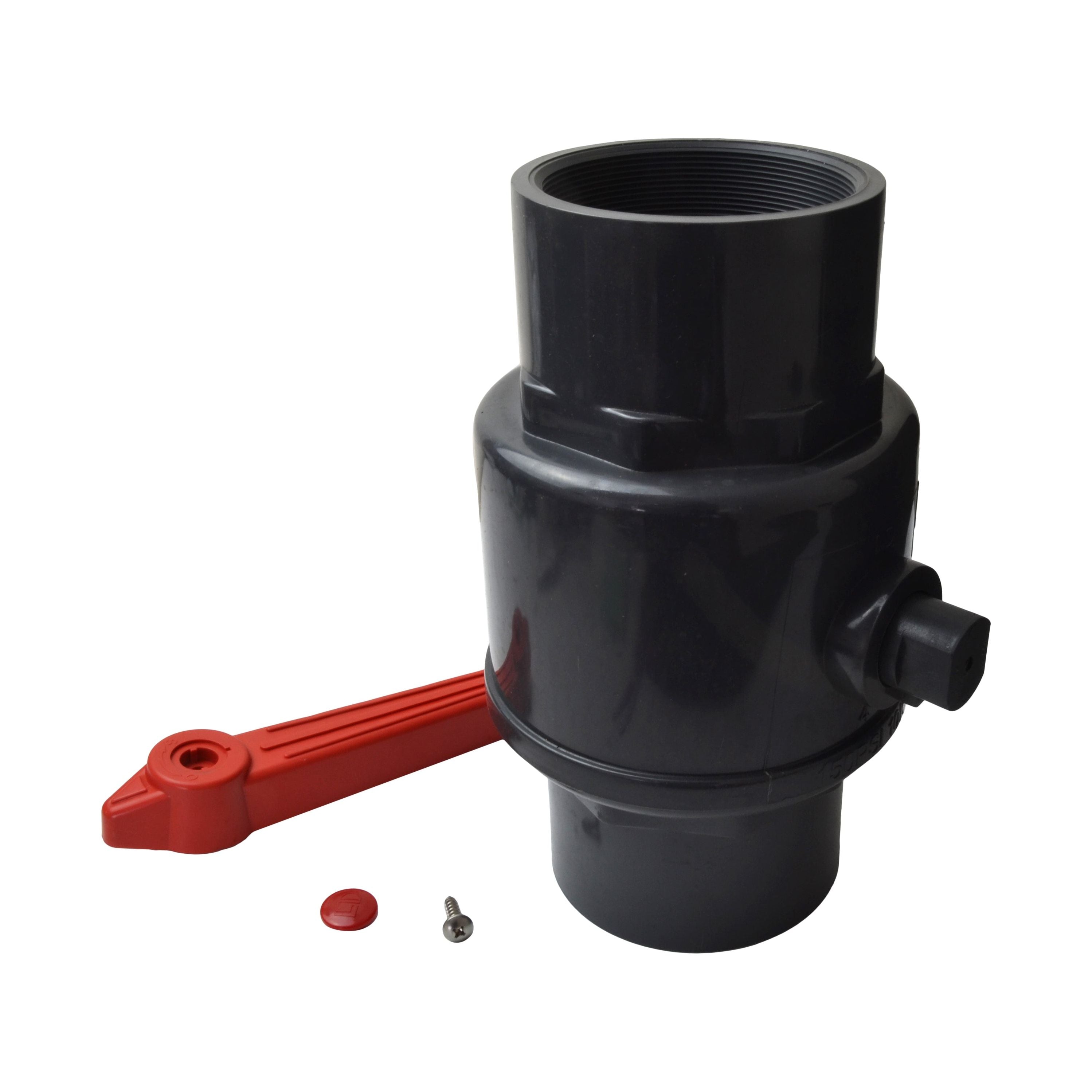 100MM / 4" Large Industrial Quality Nylon Ball Valve 150 PSI F/F BSPT Thread