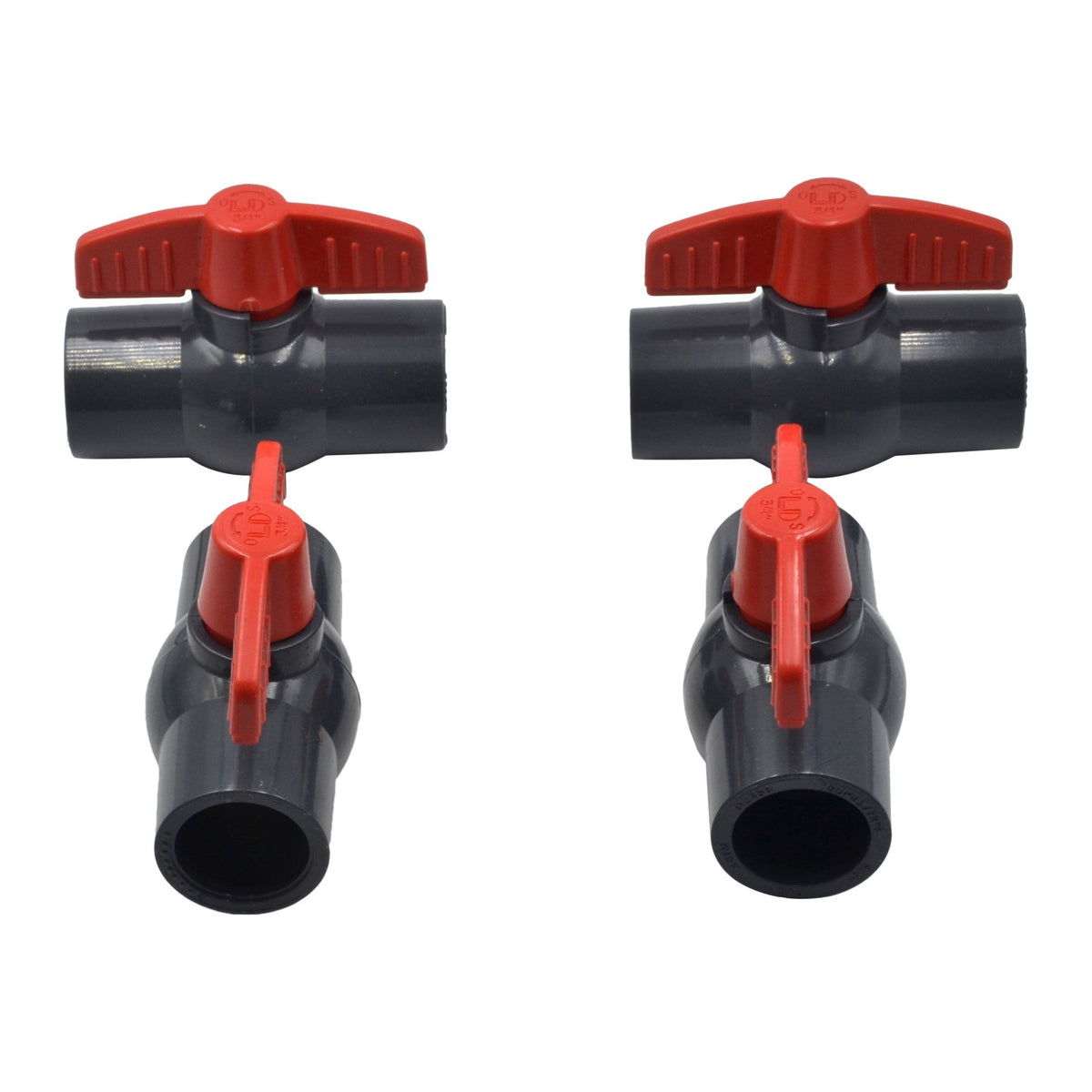 x4 PVC Pipe Female/Female 3/4 Slip Join Ball Valve 