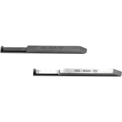 Double end Internal External HSS Threading Tool Set 4 x 4mm