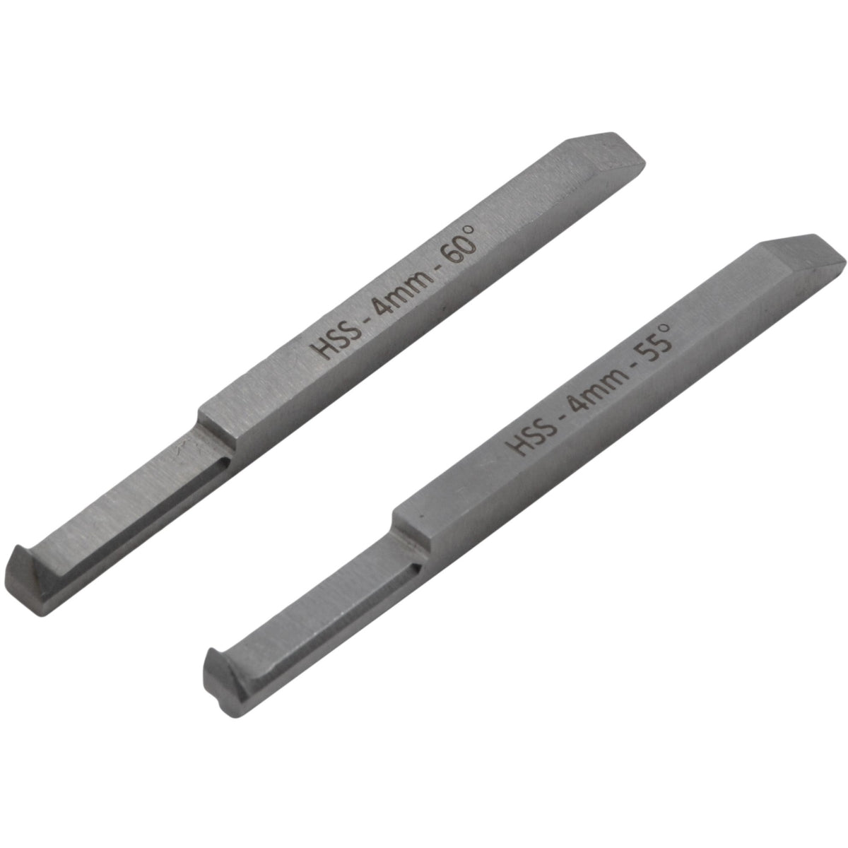 Double end Internal External HSS Threading Tool Set 4 x 4mm