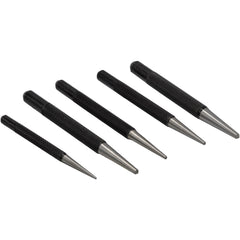 Set of 5 Piece Round Head Centre Punches