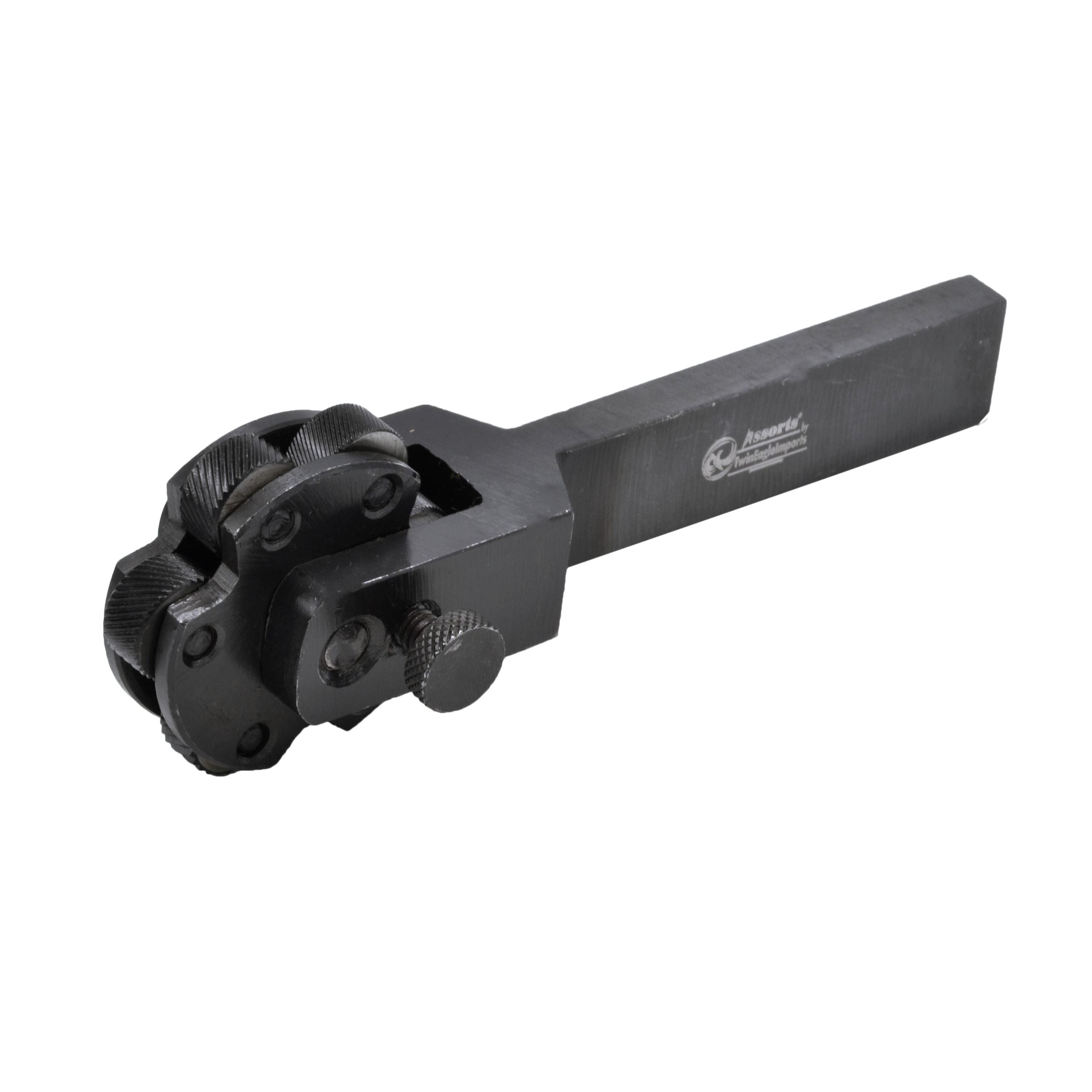 6 Knurls Revolving knurling tool 3/8" x 7/8" x 5-1/2"-Multi Texture Diamond