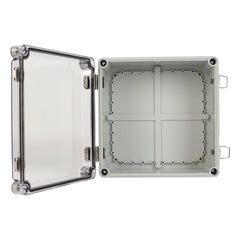 ABS IP66 Clear Lid Hinge Junction Box 280 x 280 x 130mm