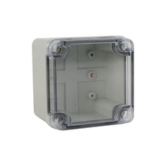 ABS IP66 Clear Lid Junction Box 100 x 100 x 75mm