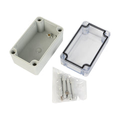 ABS IP66 Clear Lid Junction Box 80 x 130 x 85mm