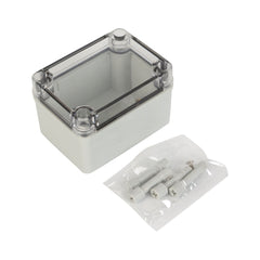 ABS IP66 Clear Lid Junction Box 80 x 110 x 70mm