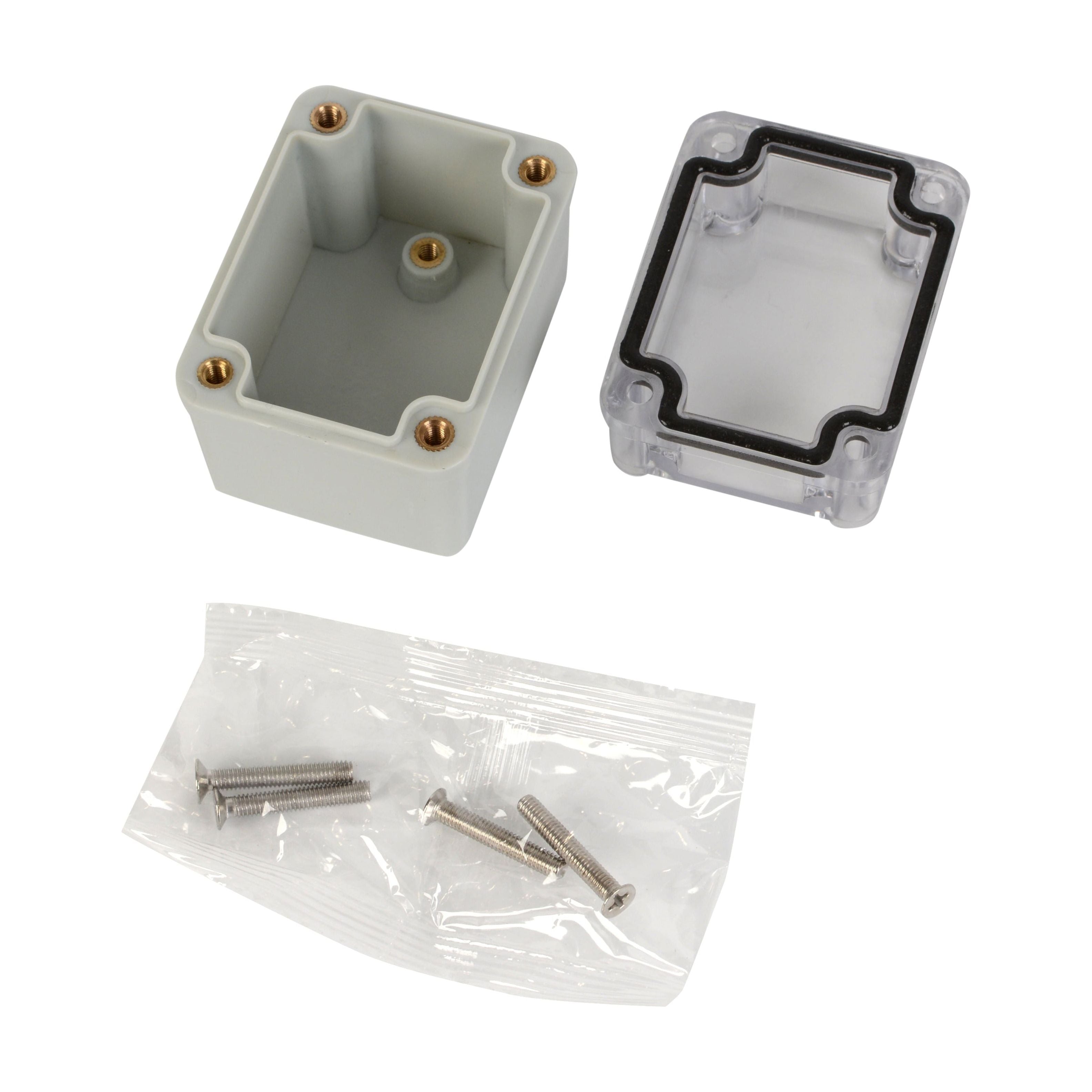 ABS IP66 Clear Lid Junction Box 50 x 65 x 55mm