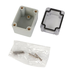 ABS IP66 Clear Lid Junction Box 50 x 65 x 55mm