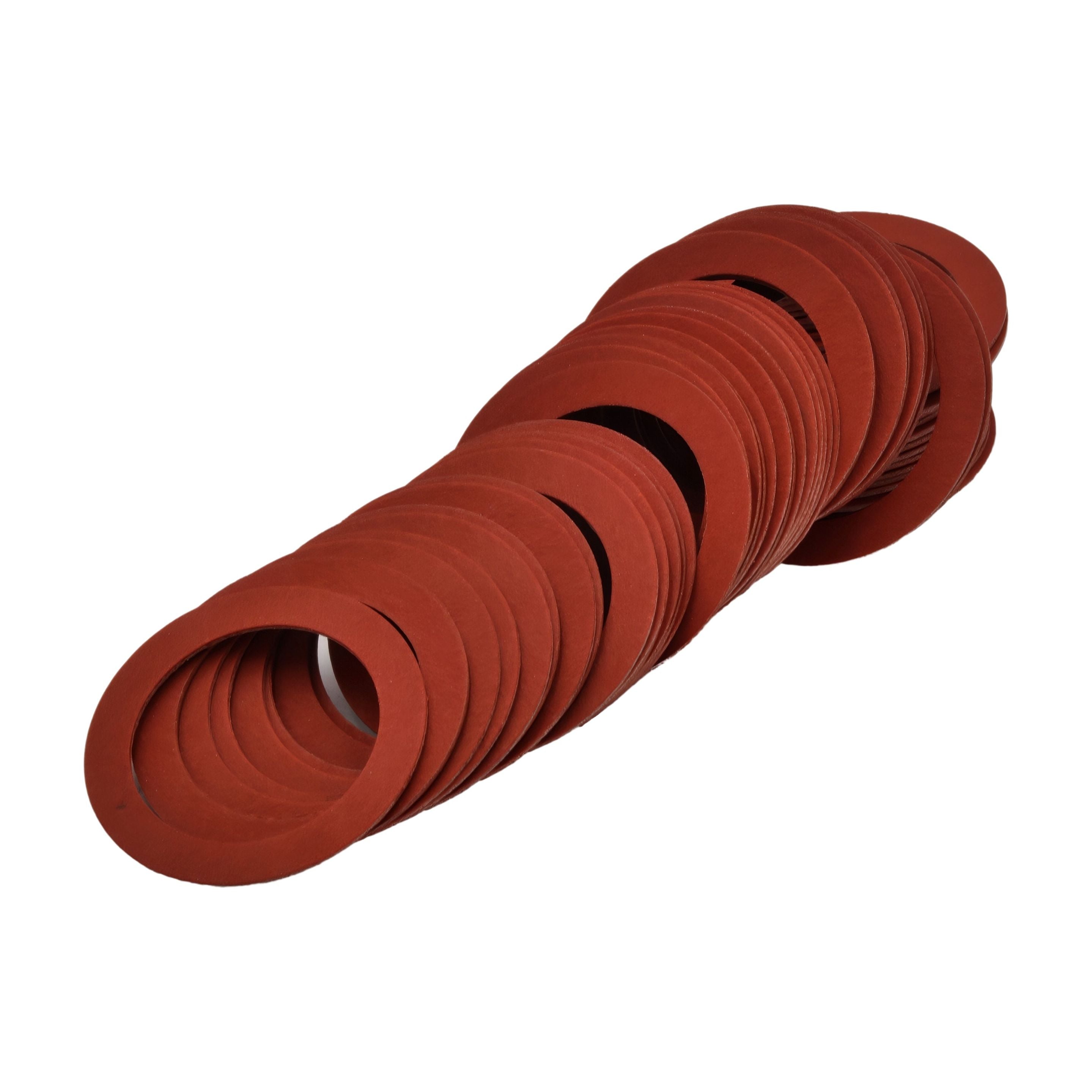 50pk M36x26x0.8mm Red Fibre Flat Washers