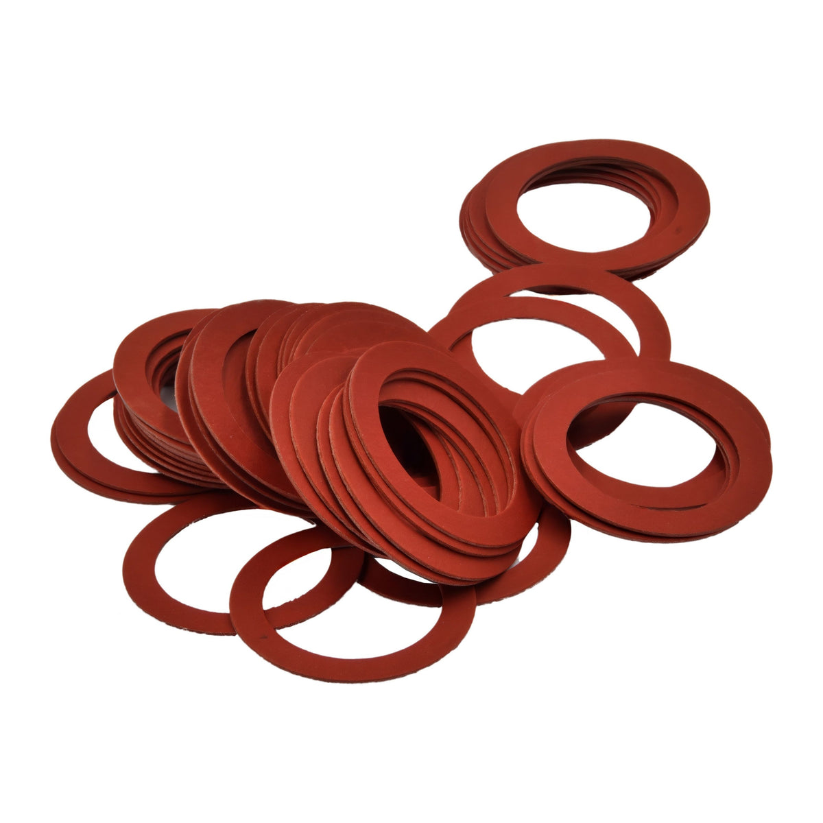 50pk M36x26x0.8mm Red Fibre Flat Washers