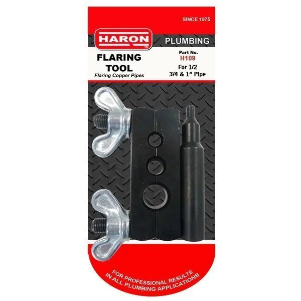 Haron H109 1/2, 3/4 and 1″ Heavy Duty Block and Pin Flaring Tool