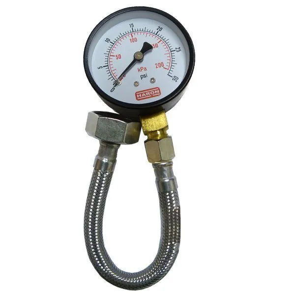 Haron HPG2000 200KPA / 30PSI Pressure Gauge & Flexible Hose