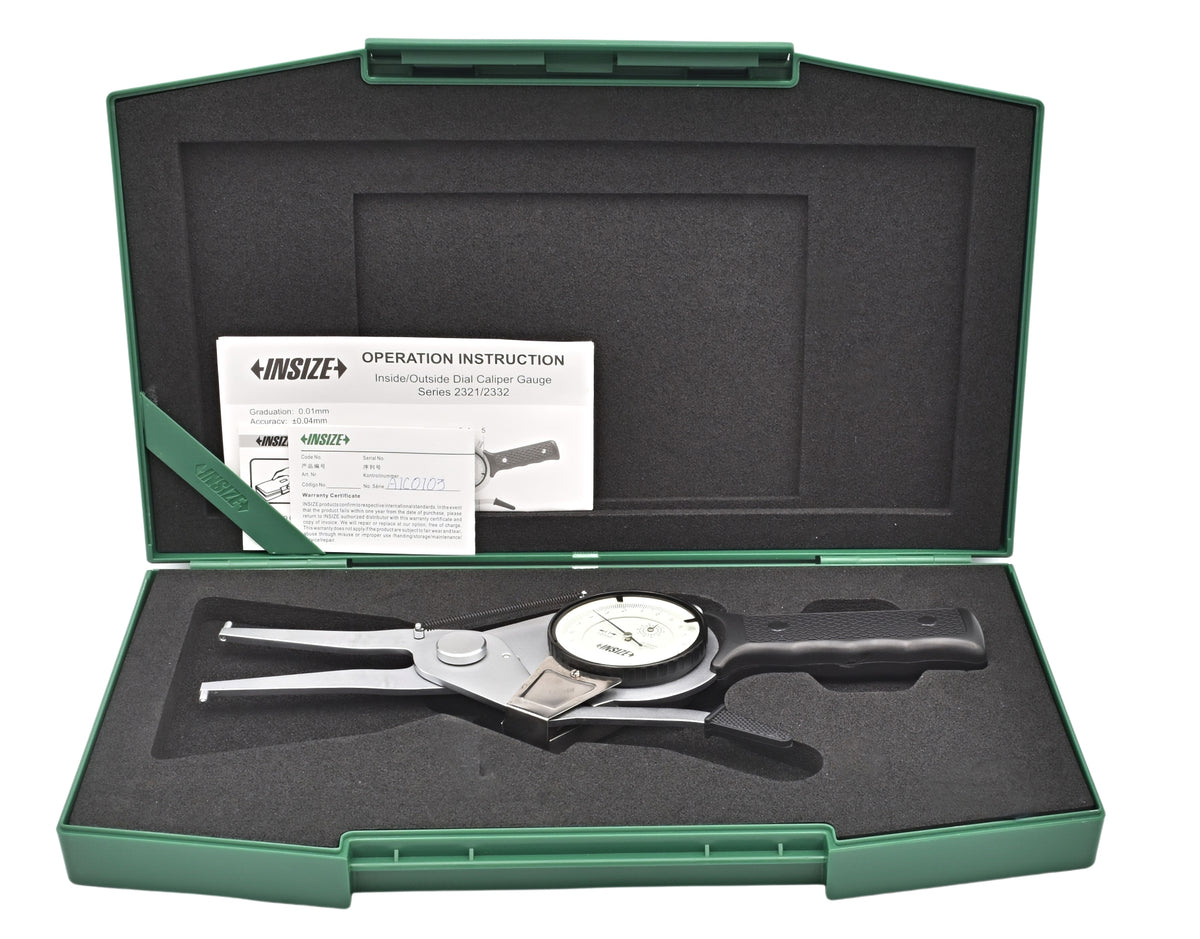Insize Internal Dial Caliper Gauge 35-55mm Range Series 2321-55