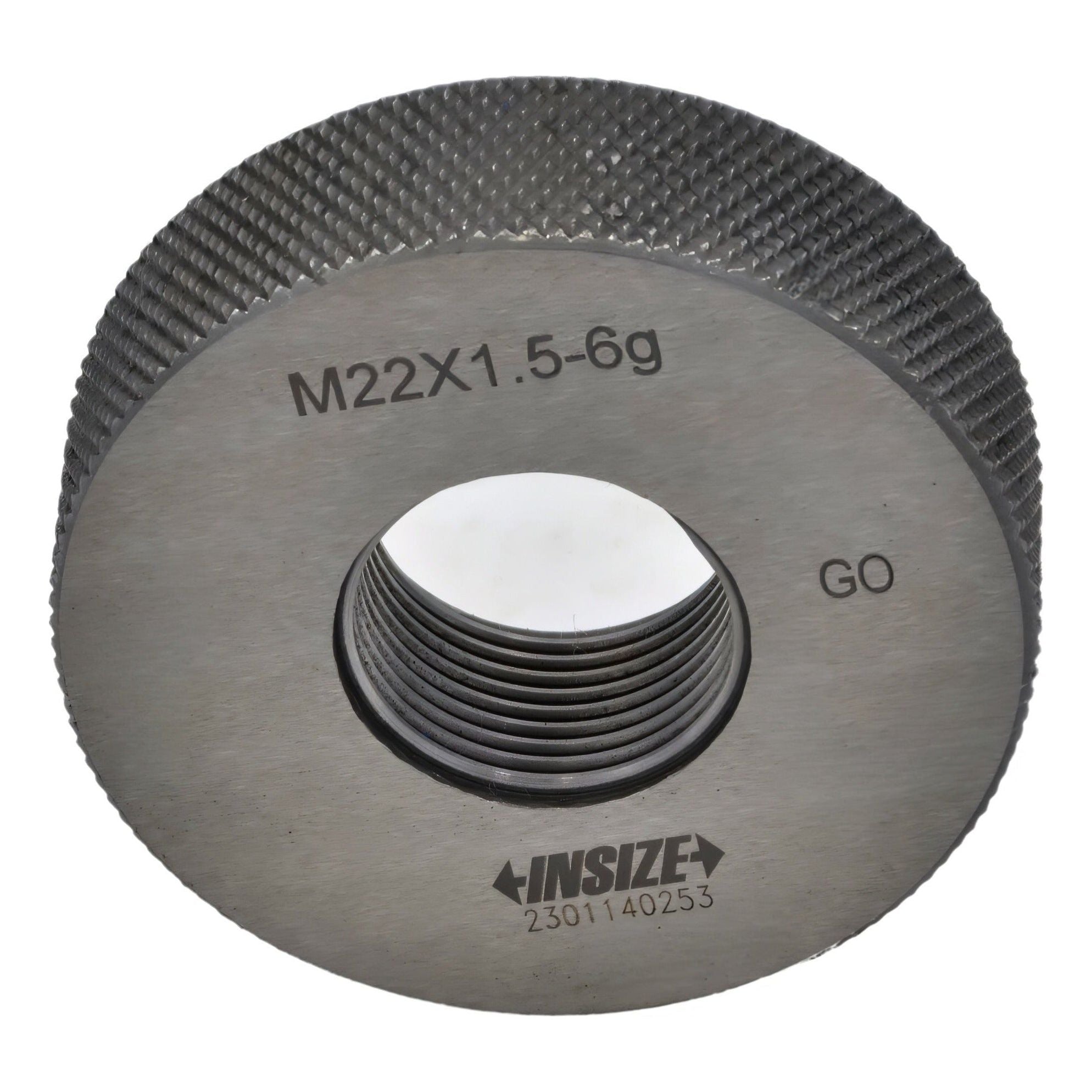 Insize Thread Ring Gauge M22x1.5 Fine Series 4129-22R