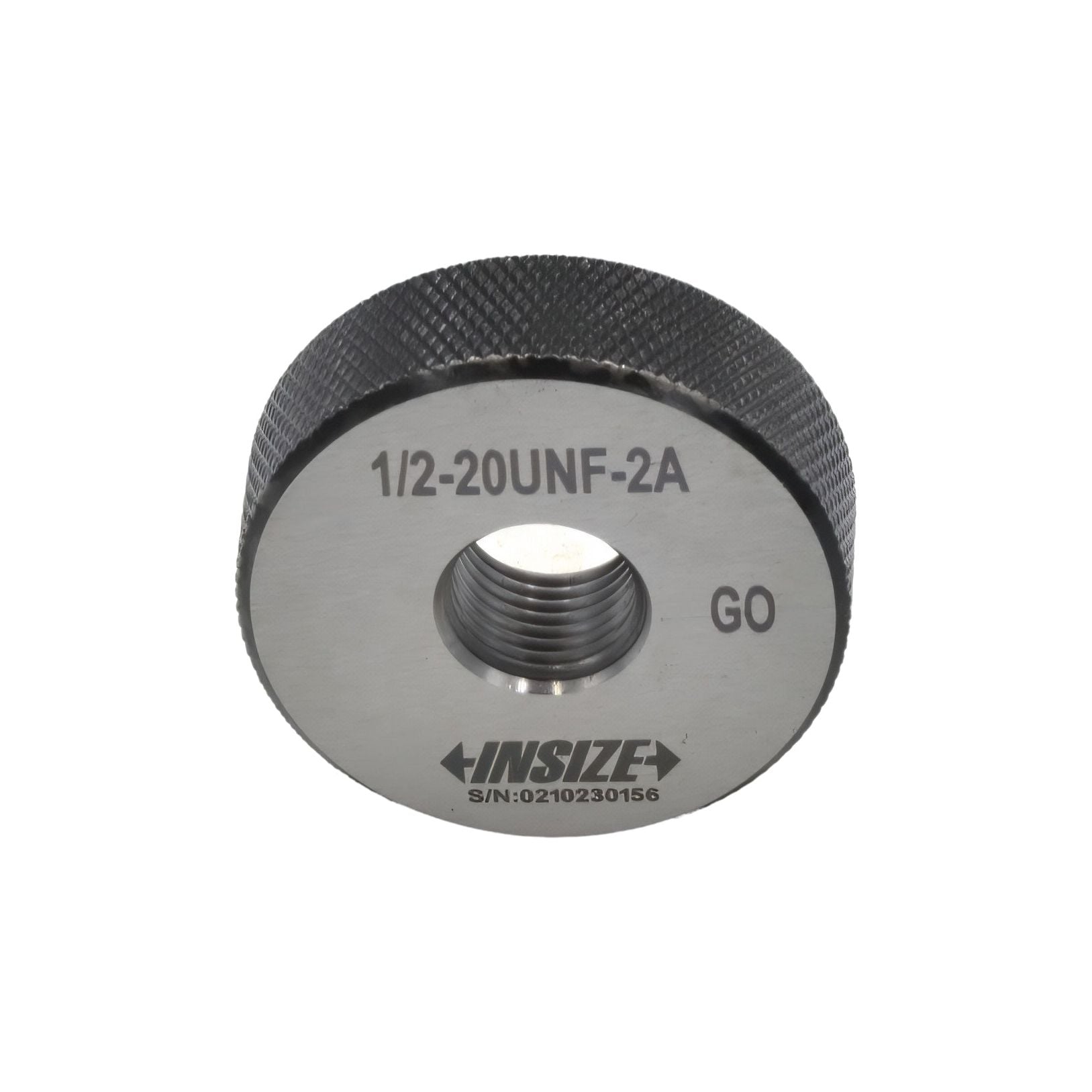 Insize Thread GO Ring Gauge 1/2"-20 UNF Series 4121-1A2