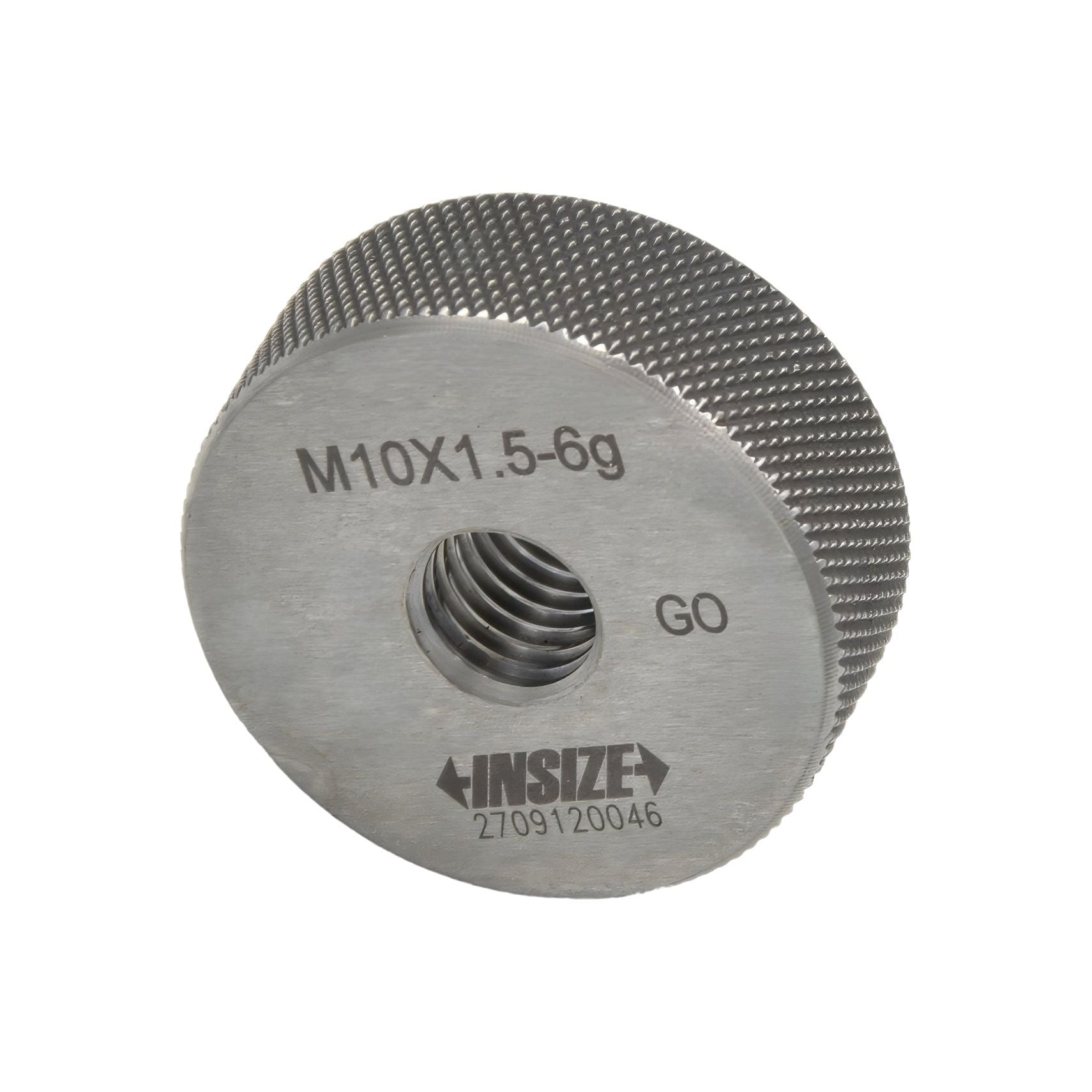 Insize Thread Ring Gauge GO M10X1.5 Series 4120-10 