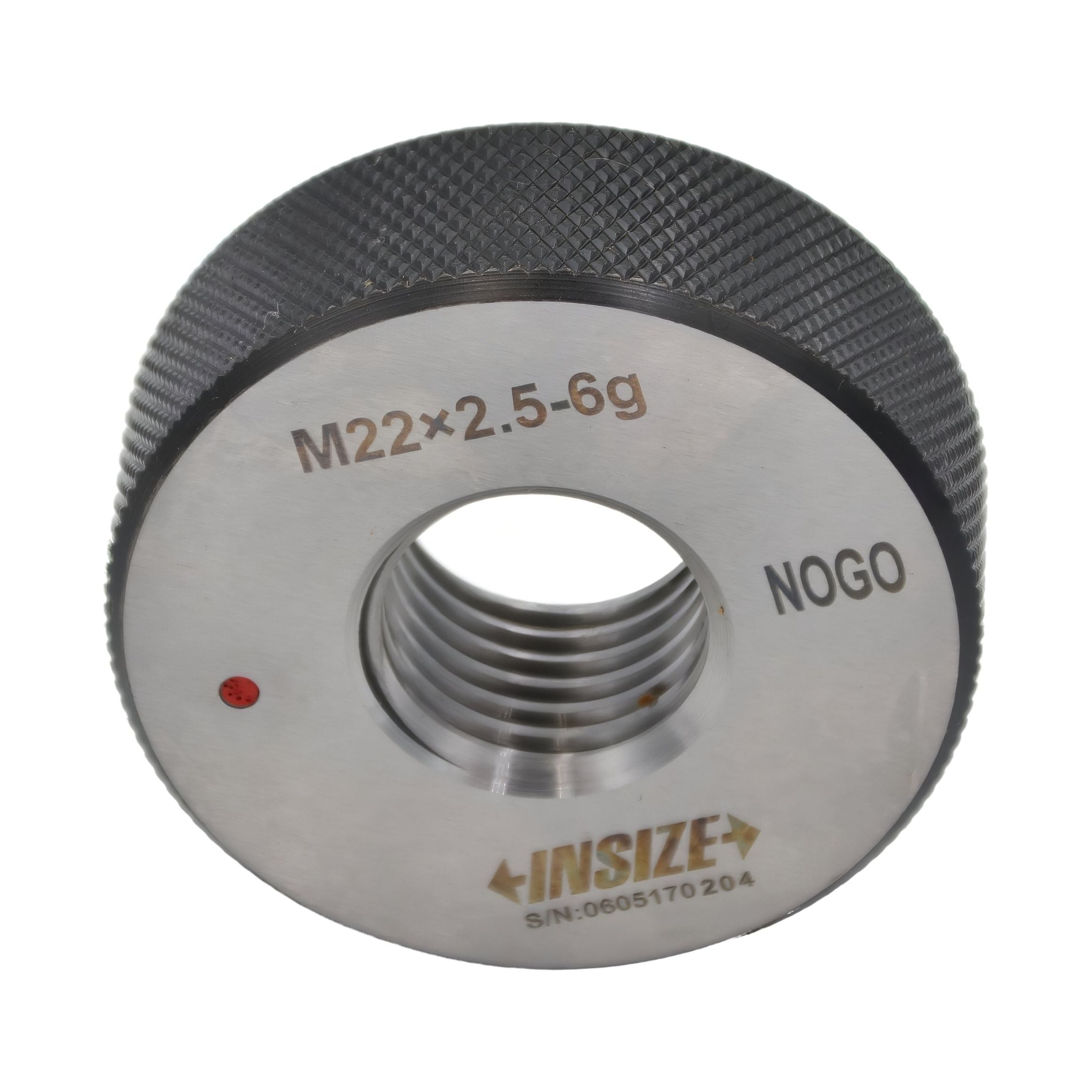 Insize NOGO Thread Ring Gauge M22X2.5 Series 4120-22N