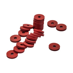 25pk M20x5x3mm Red Fibre Hard Washers