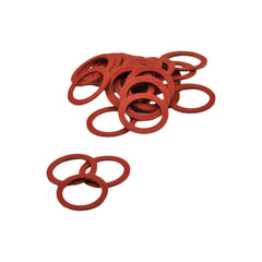 x25 PK M11 x 15mm x 0.8mm Red Fibre Flat Washers