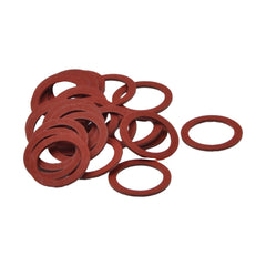 x25 PK M11 x 15mm x 0.8mm Red Fibre Flat Washers