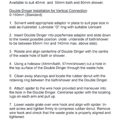 Double Dinger – The Easy Solution for Plumbing Misalignment 40mm