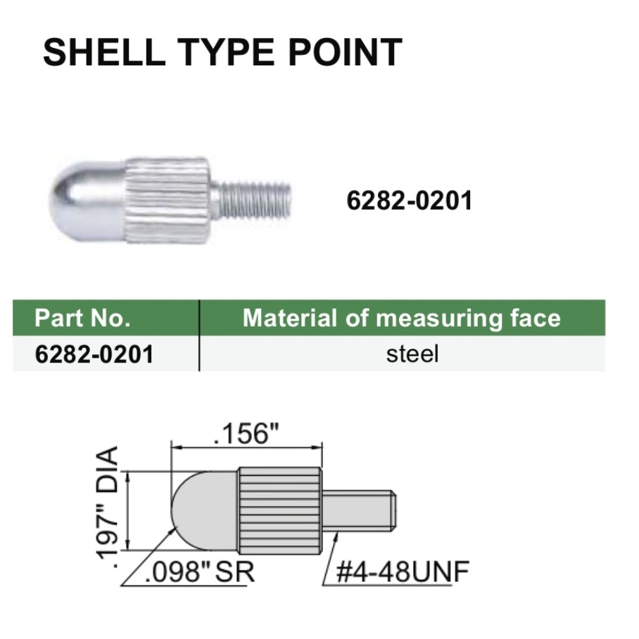 Insize Shell Type Point 6282-0201