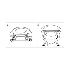 Haron TS-217 MERITON Toilet Seat – Suits 217mm Link