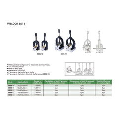 Insize V-Block Set 50×40×40 mm Series 6896-11