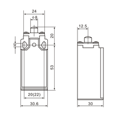 XCK-101 Micro Plunger Limit Switch