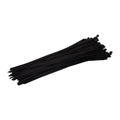 RAPTOR Black 450mm x 7.6mm Heavy Duty Cable Ties, 100 Pack